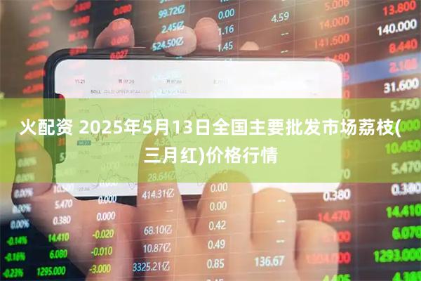 火配资 2025年5月13日全国主要批发市场荔枝(三月红)价格行情