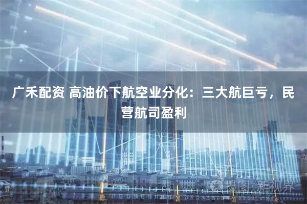 广禾配资 高油价下航空业分化：三大航巨亏，民营航司盈利
